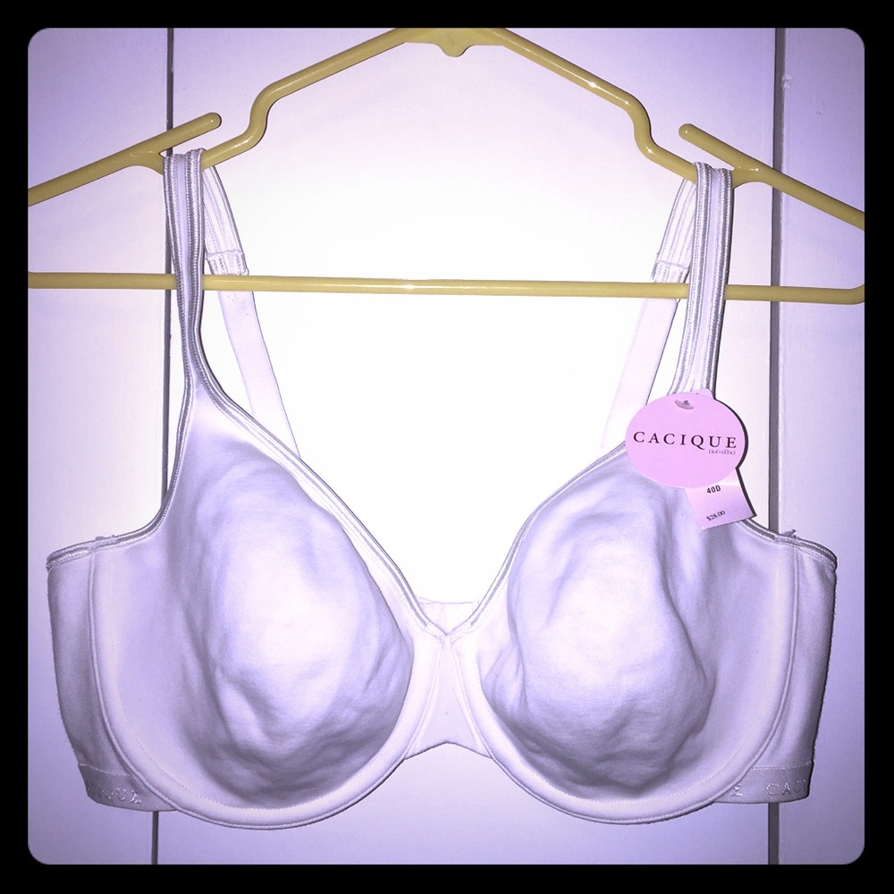 SOLD!!!!! New Cacique cotton Demi bra
